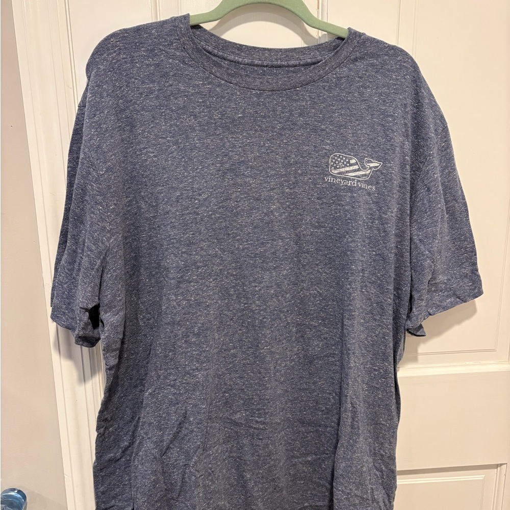 Vineyard Vines Heathered Blue Short Sleeve Tee